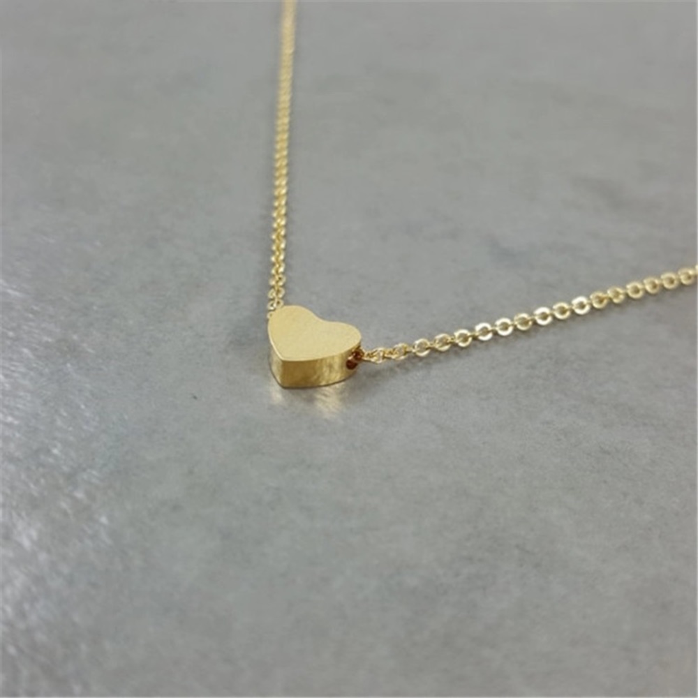 Heart necklace Gold Color